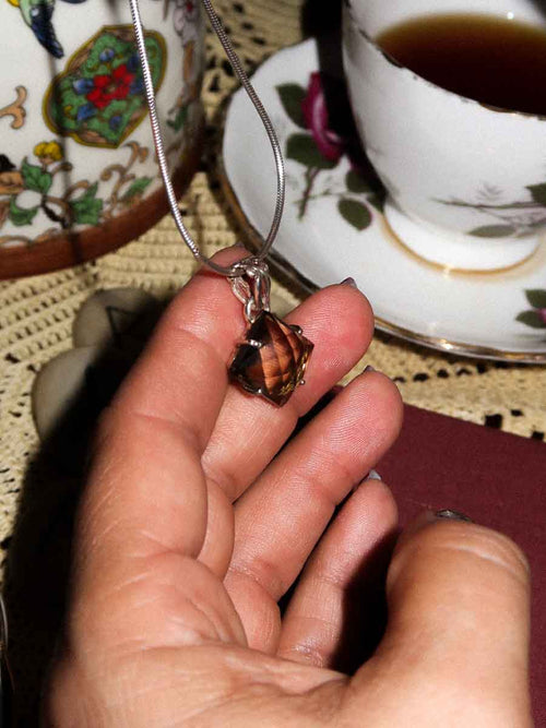 Athena Pendant | Smoky Quartz image 1