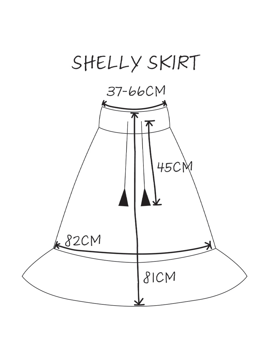 Desert Rose Shelly Boho Skirt image 2