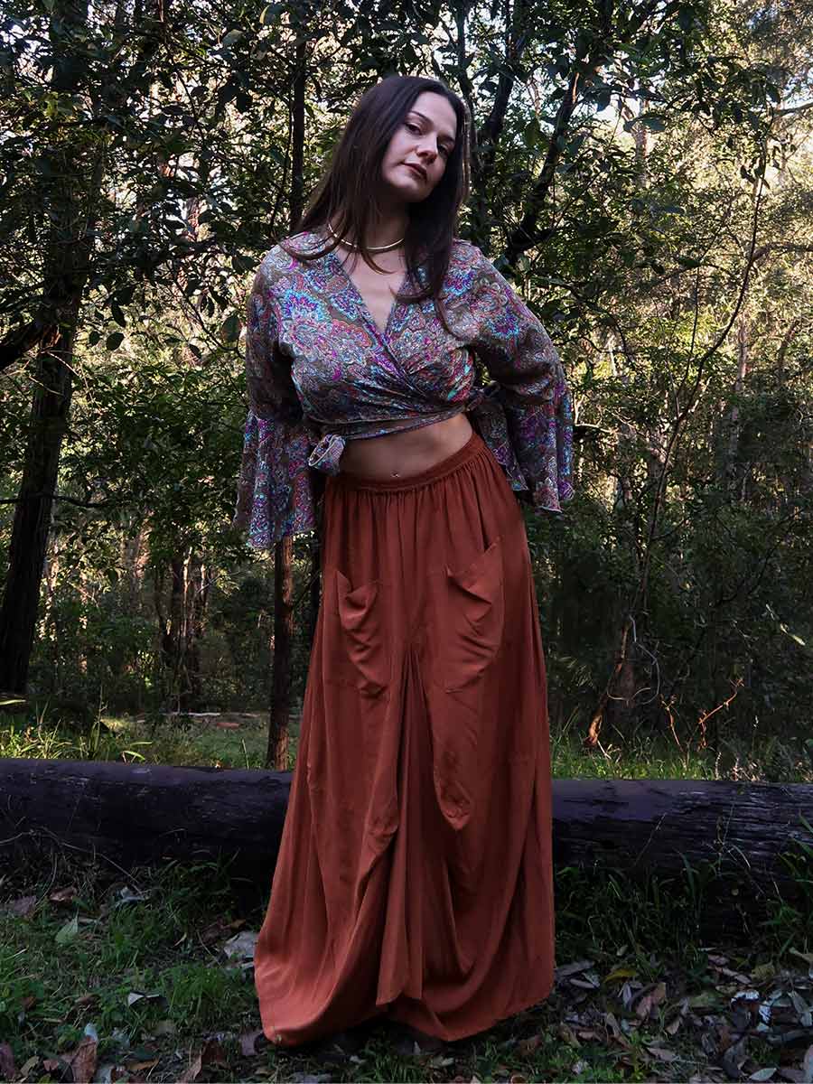 Molly Skirt in Cinnamon image 0