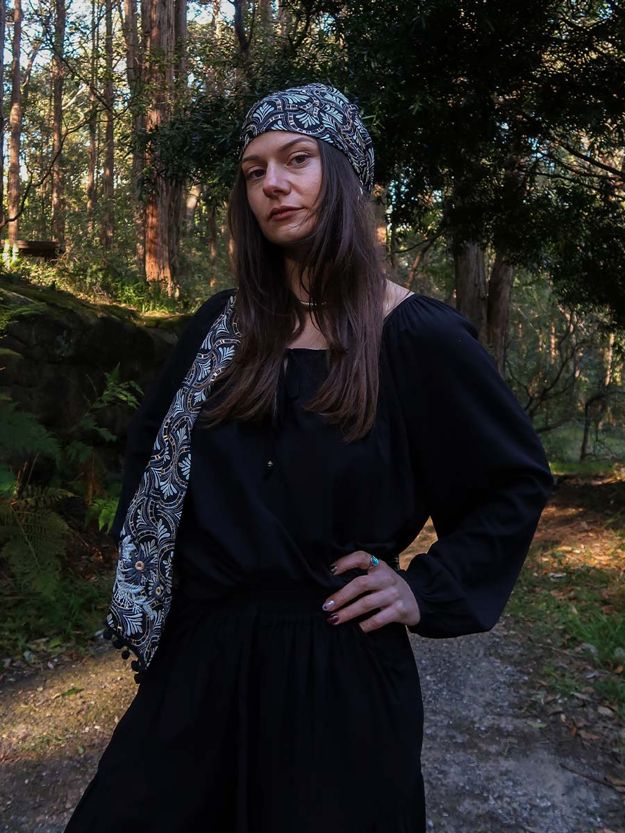 Essential Boho Top in Black image 0