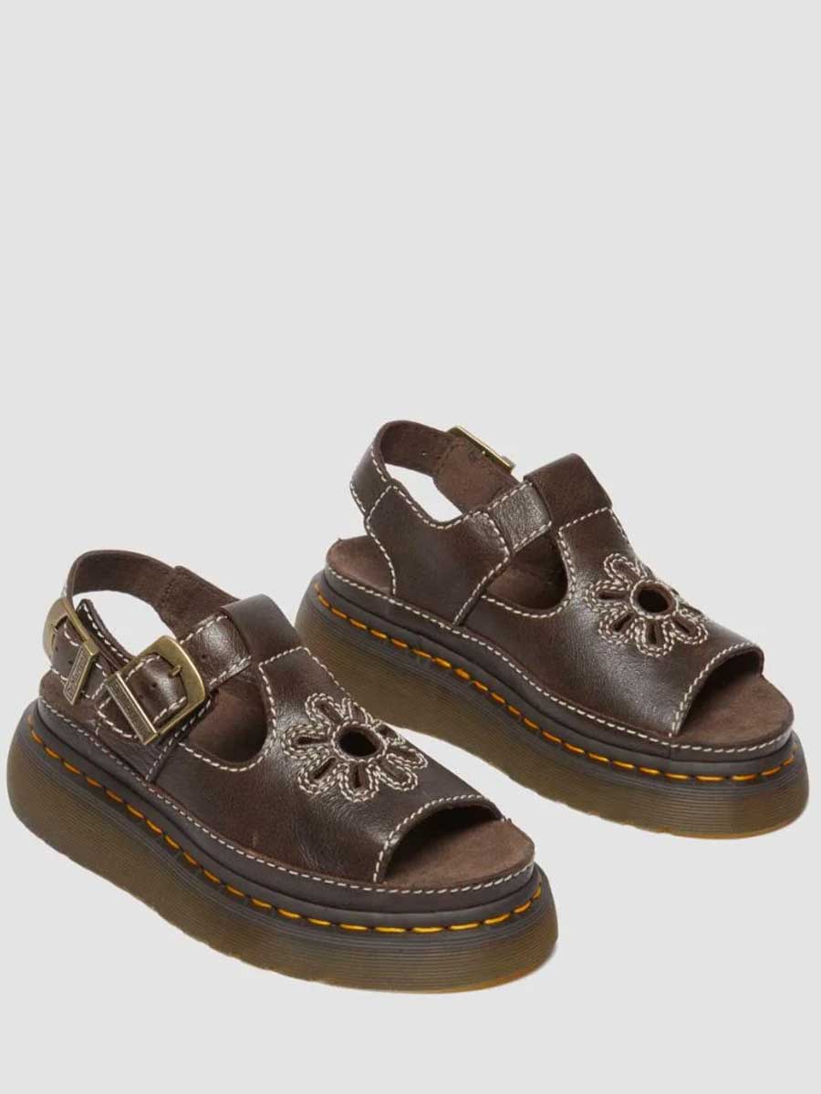Dr Marten's | Dunnet Flower Rogue Kelp Brown image 2