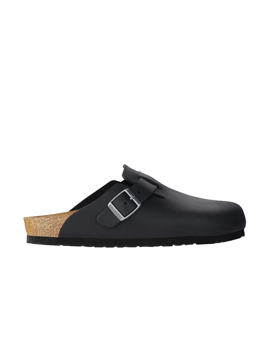 Birkenstock Boston Black Oiled Leather image 1