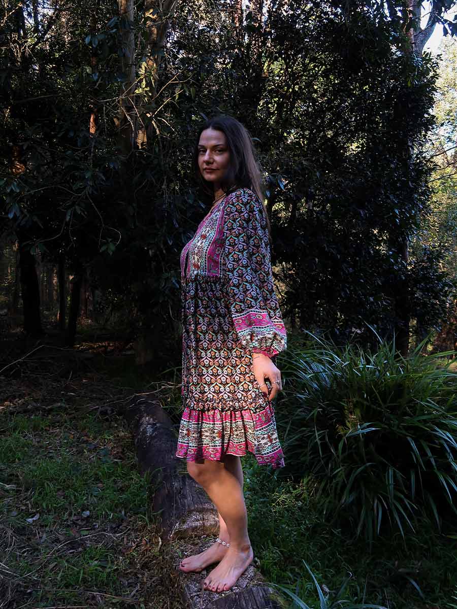 Lilliana Long Sleeve Boho Dress image 5