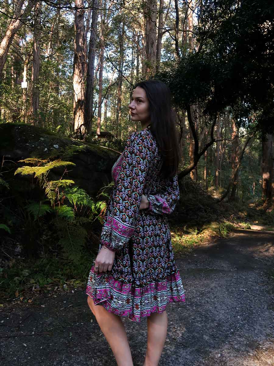 Lilliana Long Sleeve Boho Dress image 1
