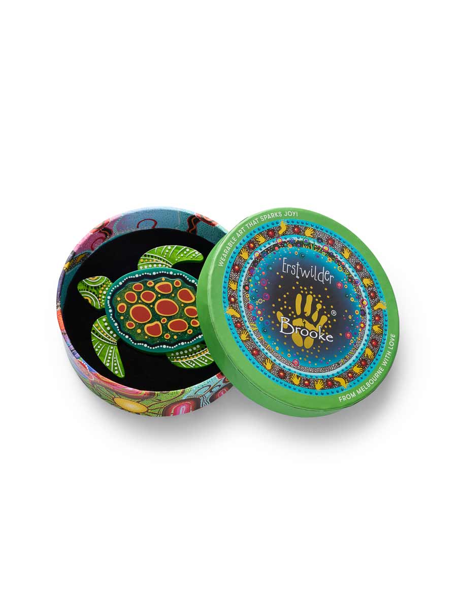 Erstwilder | Yaunati (Turtle) Brooch image 2