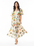 Orientique | Guatemala Maxi Dress with Elastic Waist - 10 image