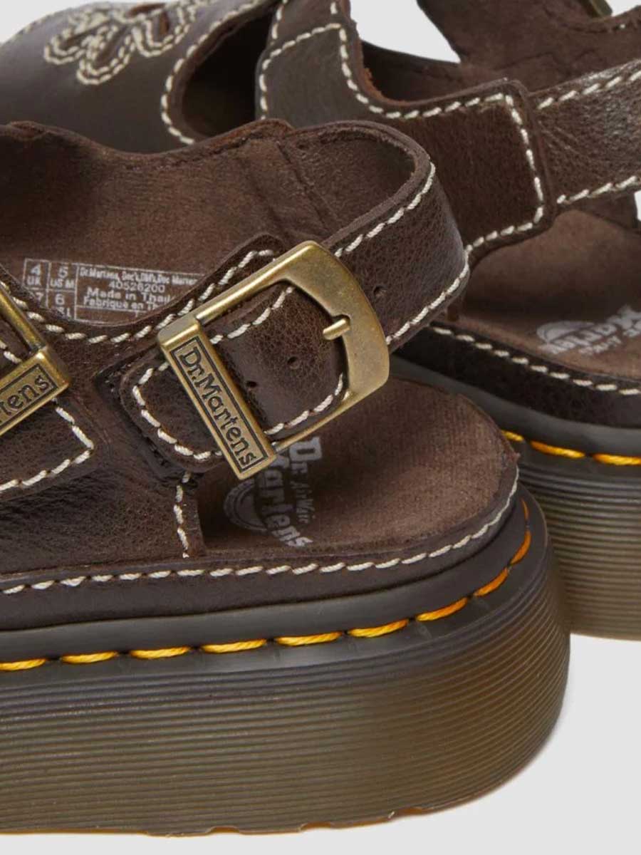 Dr Marten's | Dunnet Flower Rogue Kelp Brown image 7