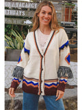 Desert Diamond Cardigan in Beige | Isabella Bohemian image 0