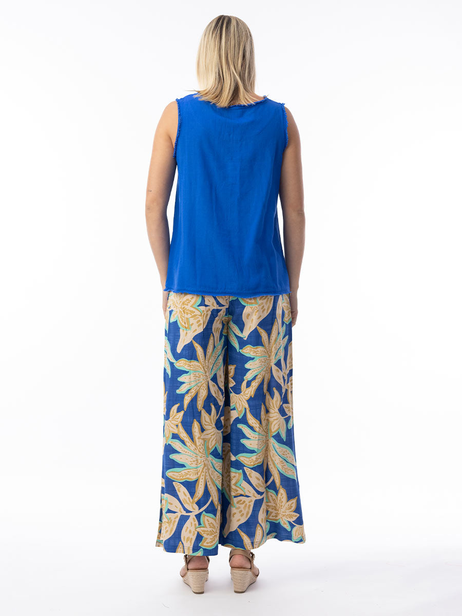 Orientique | Playa Brava Pant - Blue AOP image 3