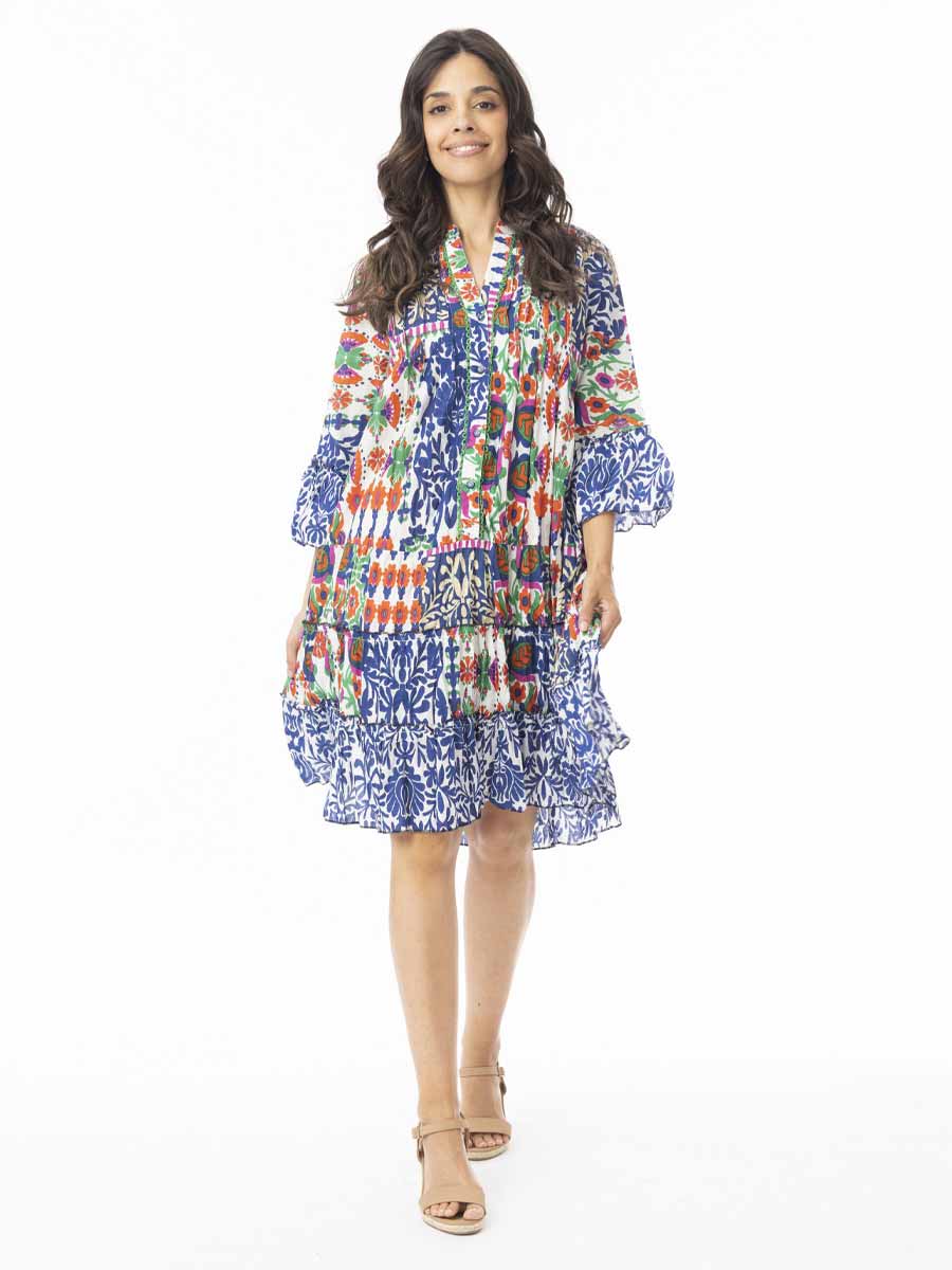 Buzios Layer Dress with Frill Sleeve - 14 image