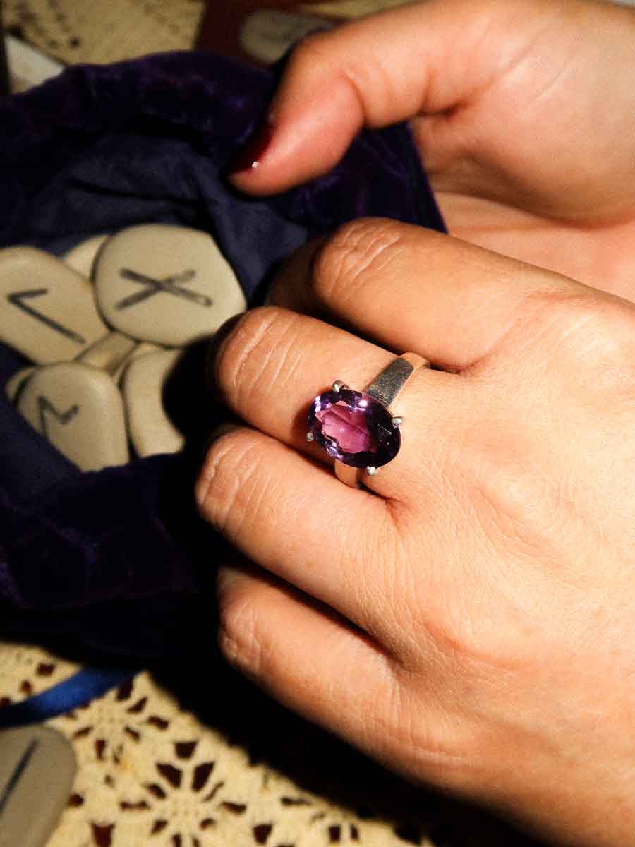 Daphne Ring | Amethyst | Size 9 image 2