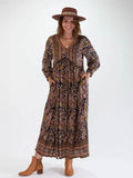 Desert Rose Milla Long Sleeve Maxi Dress - S/M image