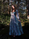 Mimi Long Sleeve Boho Maxi Dress - FREE SIZE image