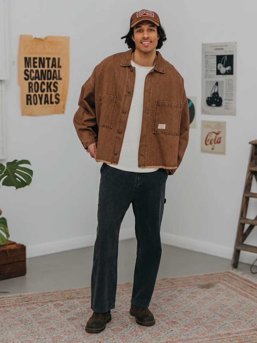 Ottway |  JMM Series - Black Washed Baggy Jeans image 6