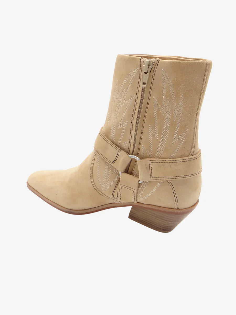 Oliver II Boot Light Tan Suede  | Caverley Shoes image 2