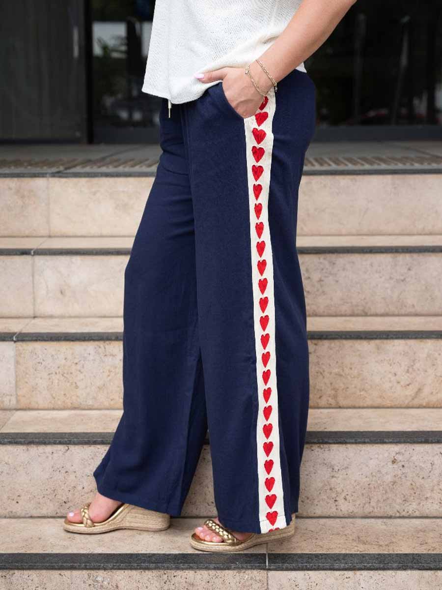 Lover Track Pant in Navy image 1
