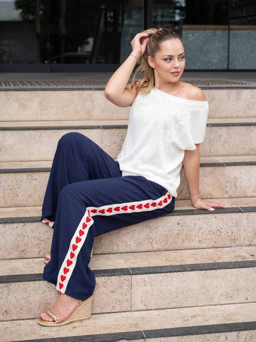 Lover Track Pant in Navy - 8 image