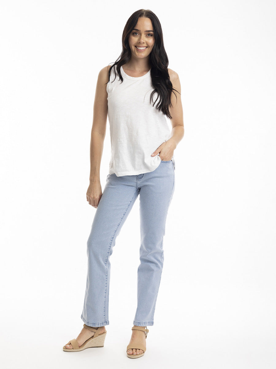 Orientique | Denim Jean Boot Leg in Light Blue - 18 image
