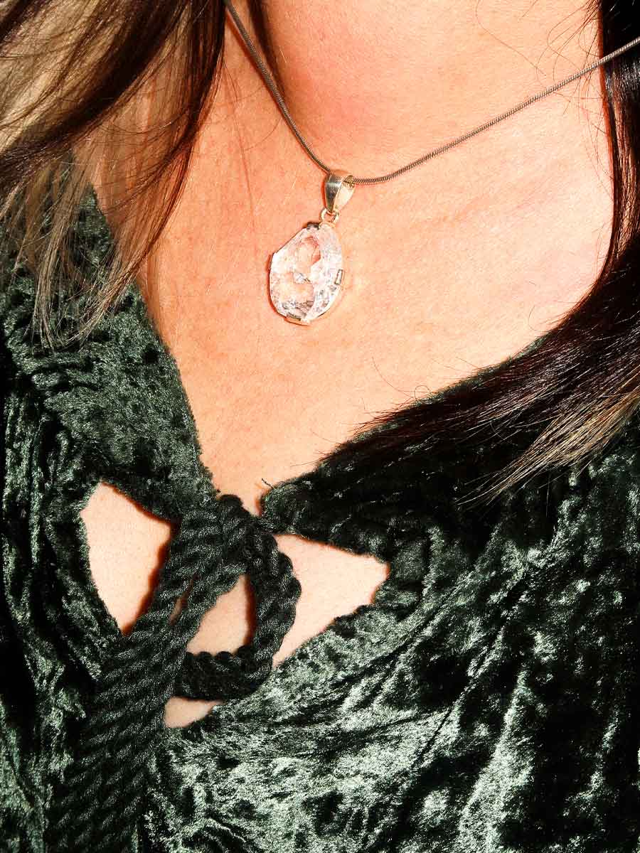 Lottie Pendant | Clear Quartz image 0