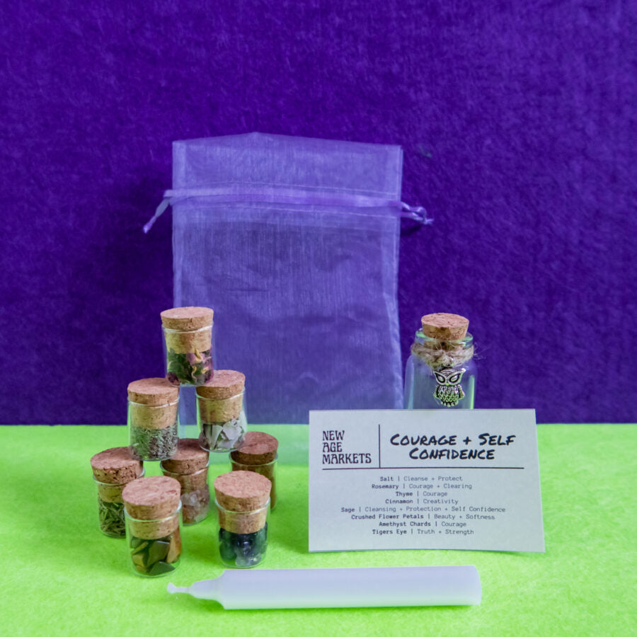 Courage + Self Confidence Spell Jar image 1