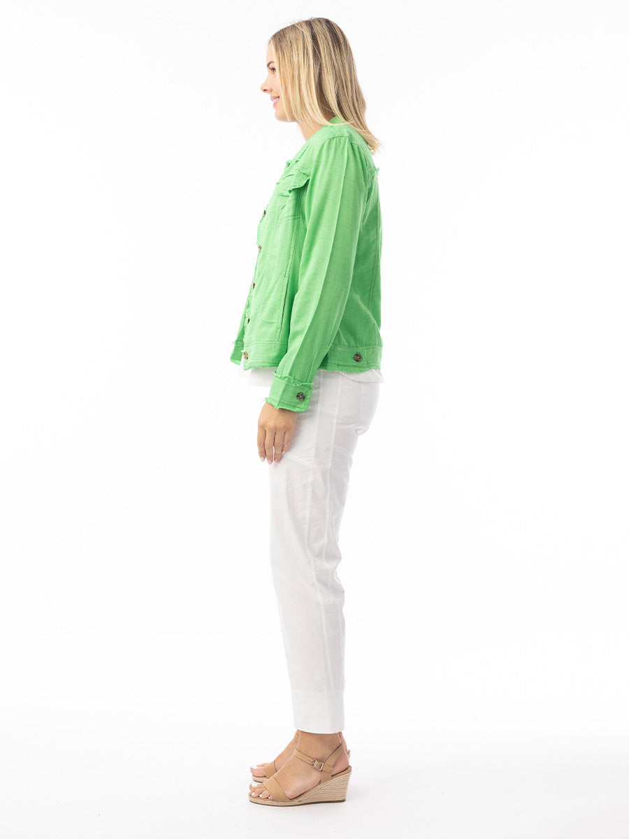 Orientique | Linen Essentials Jacket - Parakeet image 1