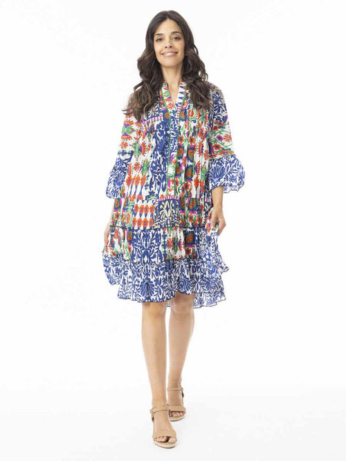 Buzios Layer Dress with Frill Sleeve image 0