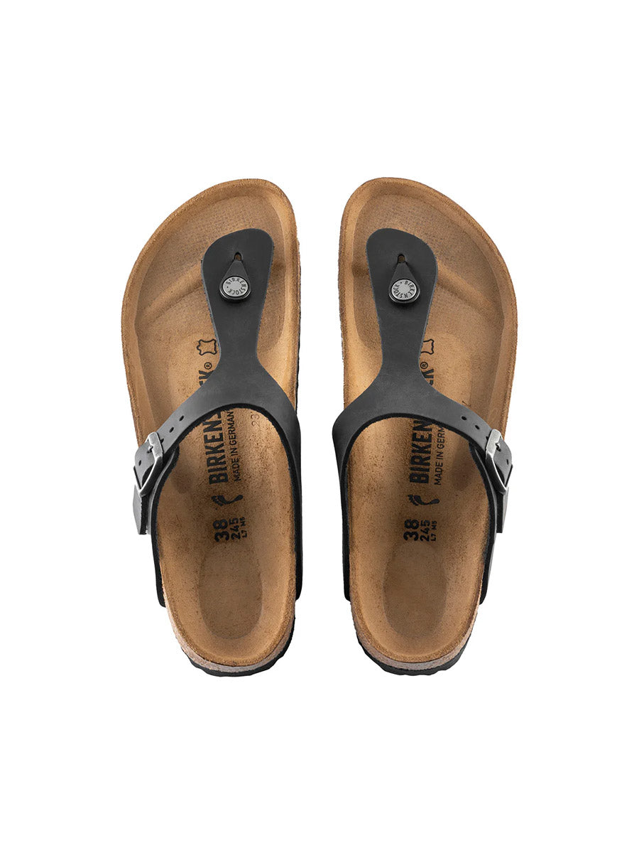 Birkenstock Gizeh Black Oiled Leather image 2