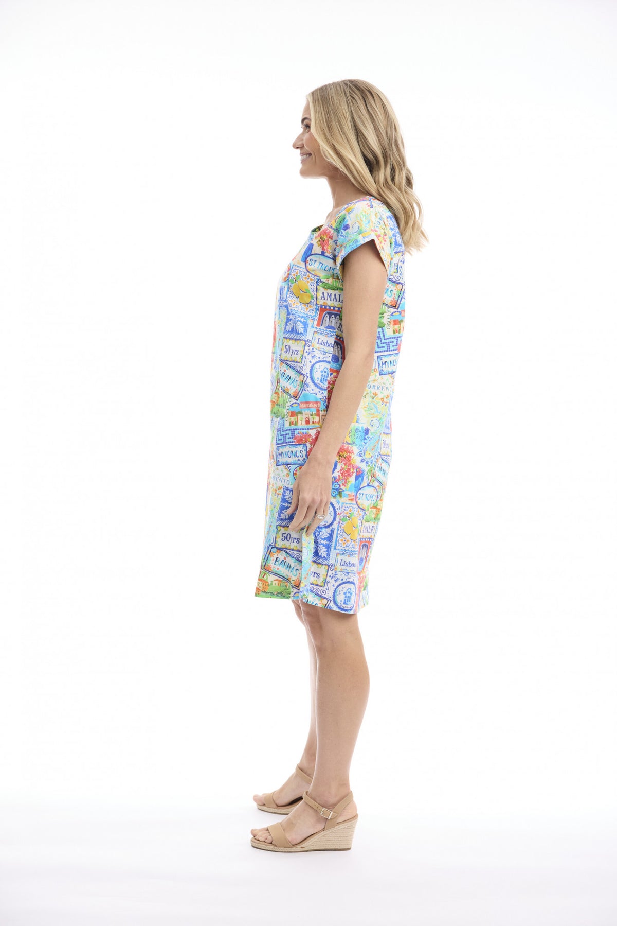 Orientique | 50yrs Travel Dress Reversible Short Sleeve