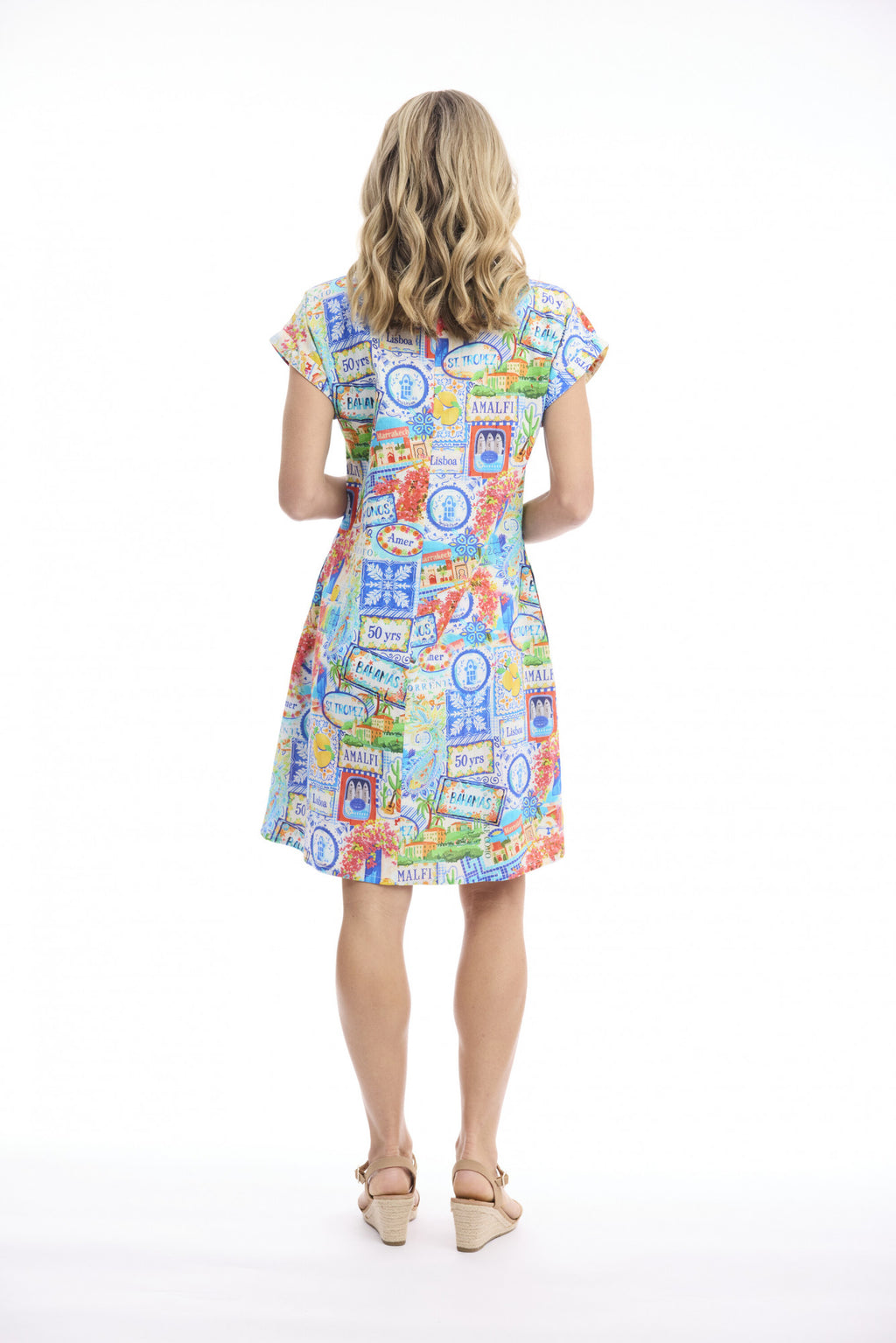 Orientique | 50yrs Travel Dress Reversible Short Sleeve