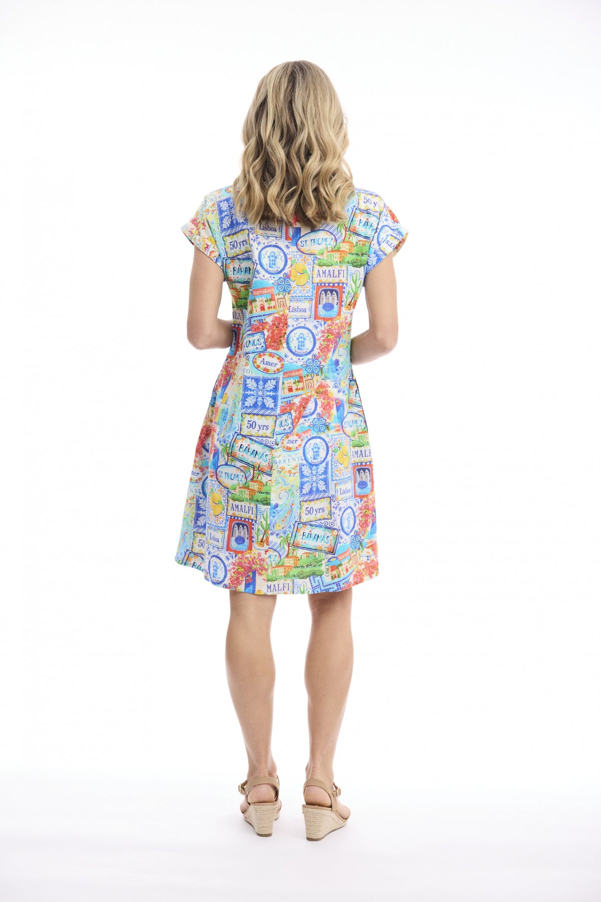 Orientique | 50yrs Travel Dress Reversible Short Sleeve