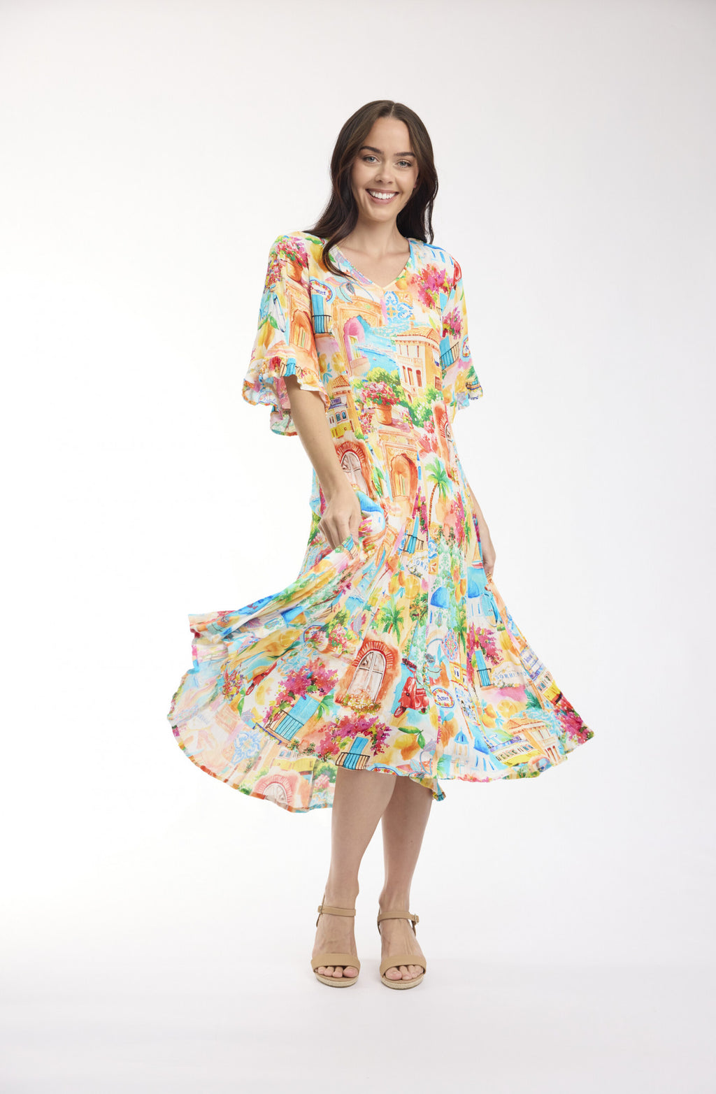 Orientique | 50yrs Travel Dress Godet