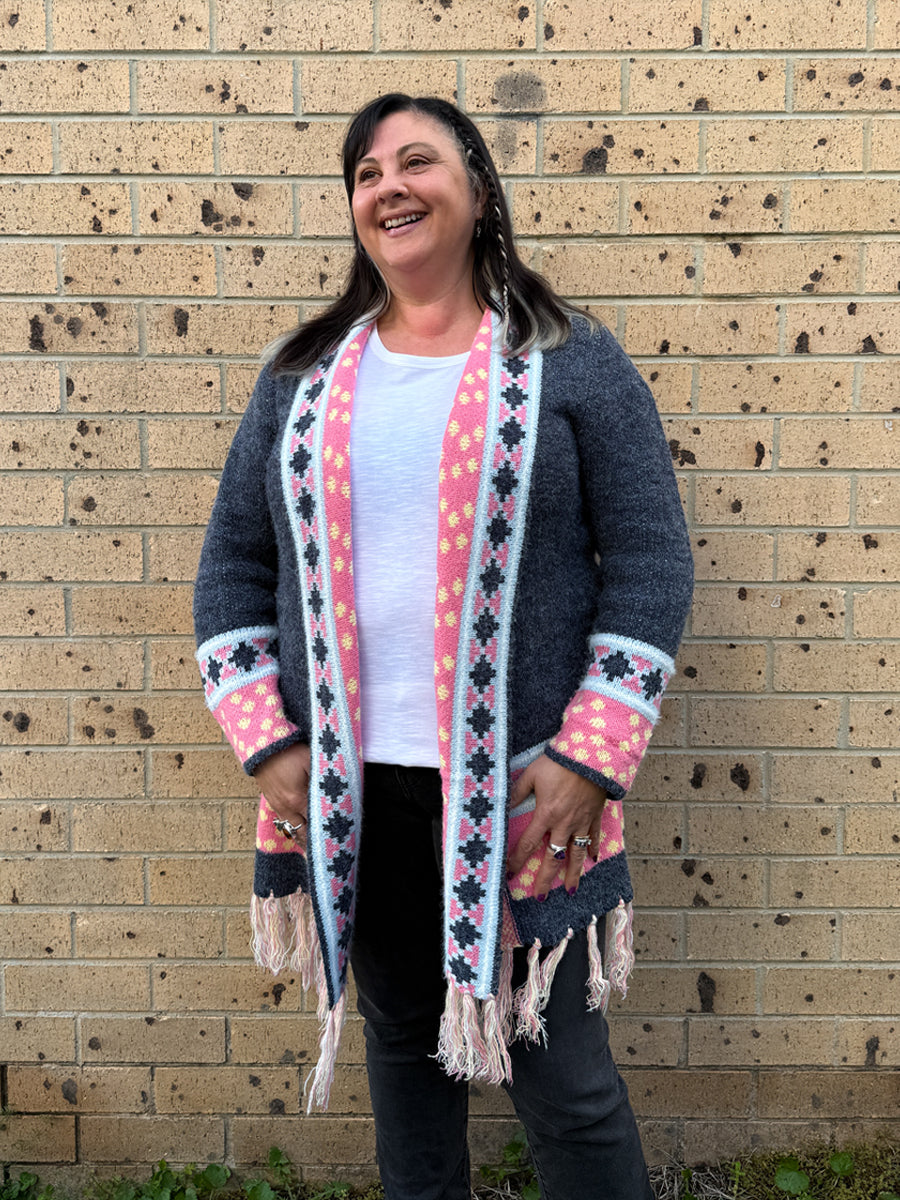 Vivienne Knit Tassel Cardigan - S/M image