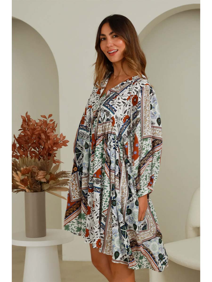 Sienna Mini Dress | Dream Catcher Bohemian image 4