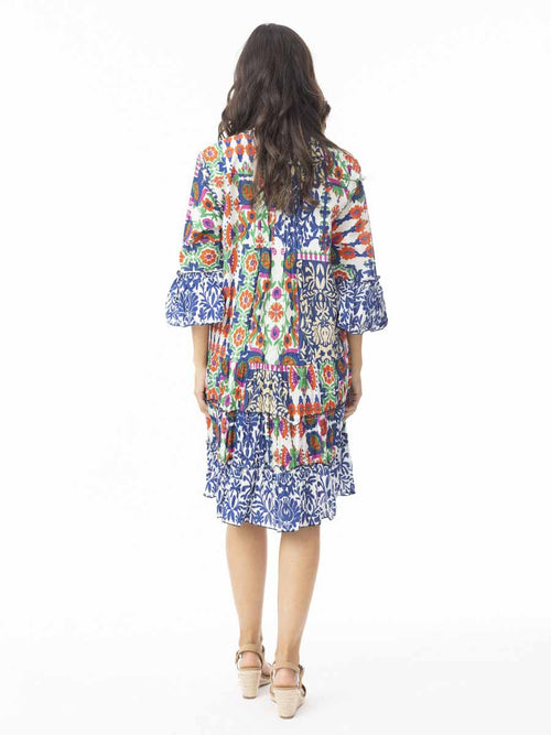 Buzios Layer Dress with Frill Sleeve image 1