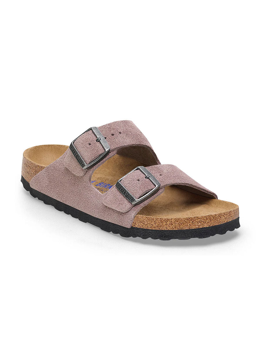 Birkenstock | Arizona SFB Suede Leather Faded Purple - 45 image
