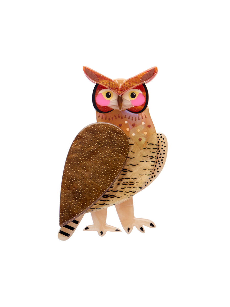 Erstwilder | The Grand Great Horned Owl Brooch image 0