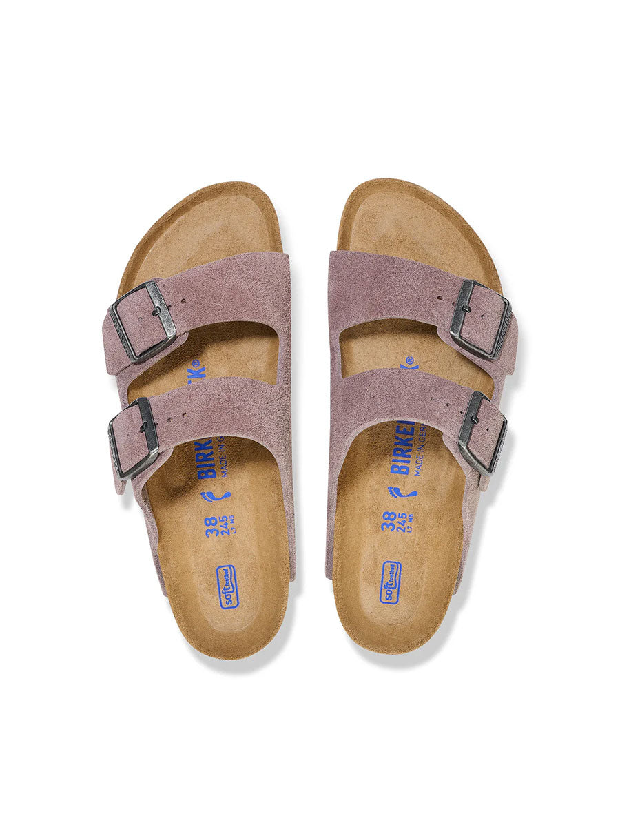 Birkenstock | Arizona SFB Suede Leather Faded Purple image 2