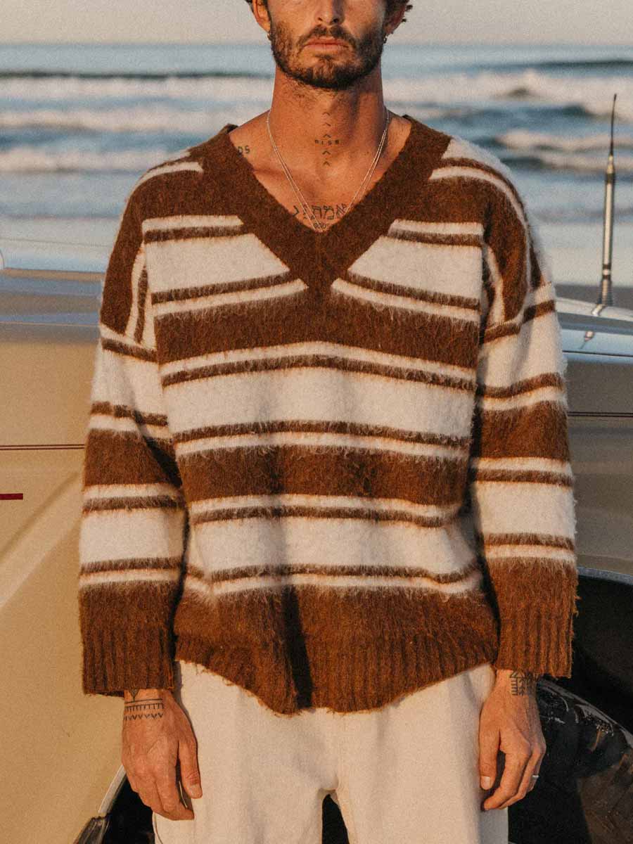 Ottway | Wilde - V-Neck Oversized Jumper image 8
