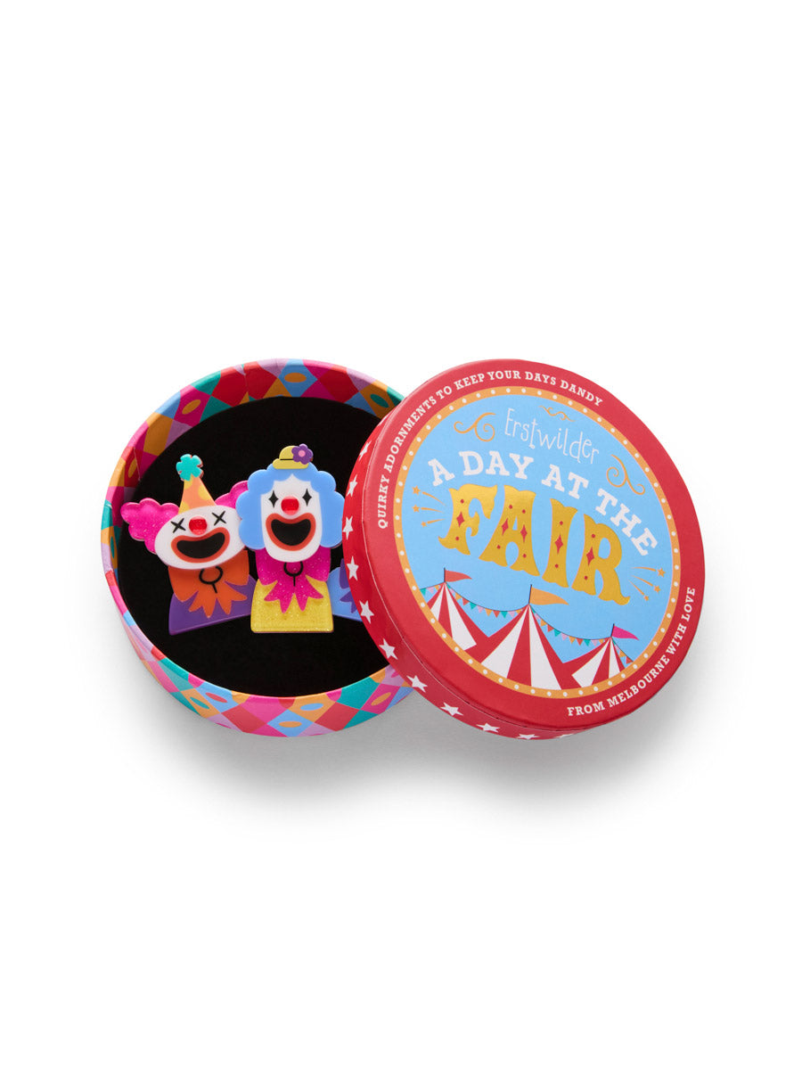 Erstwilder | The Laughing Clowns Brooch image 2