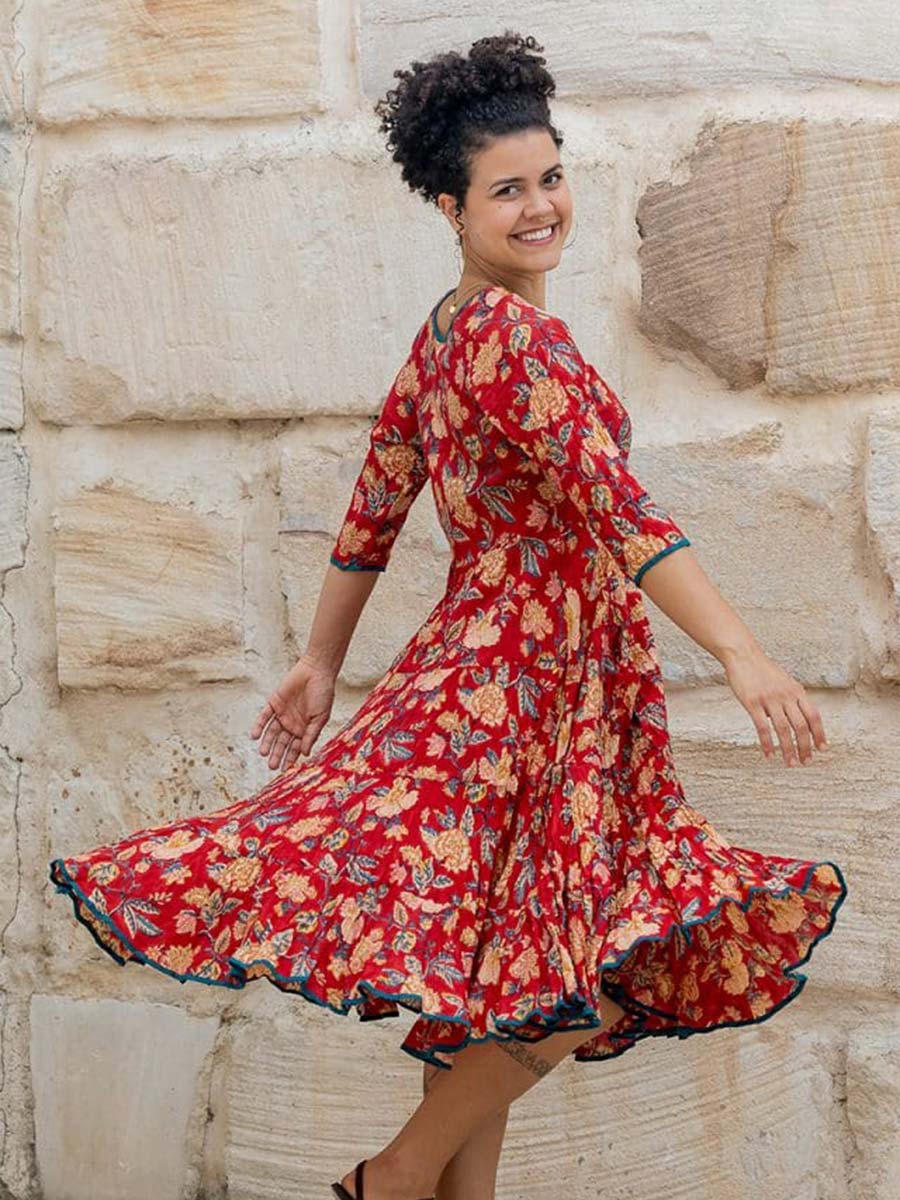 Soul Song | Flamenco Dress with Sleeves | Sophia image 3