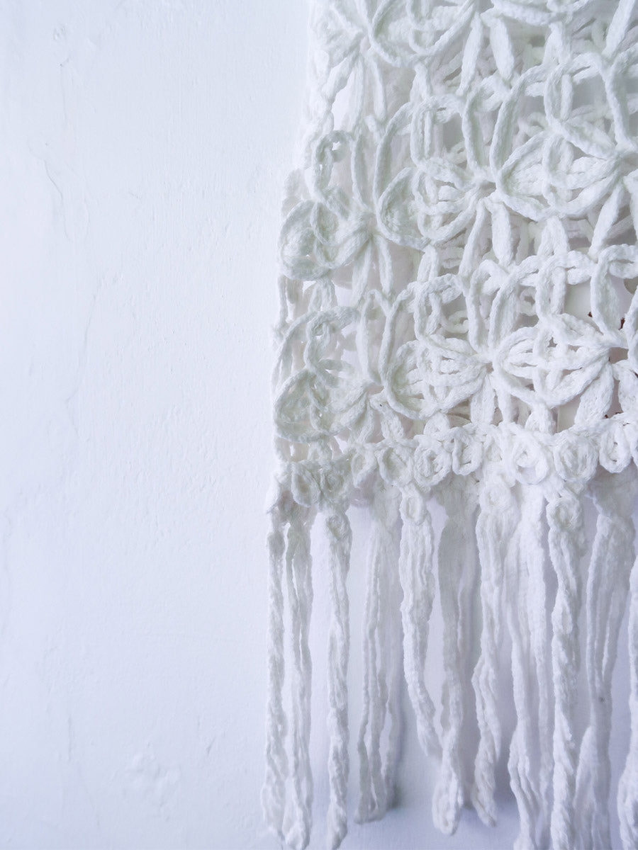 Main Stage White Fringe Tassel Top image 4