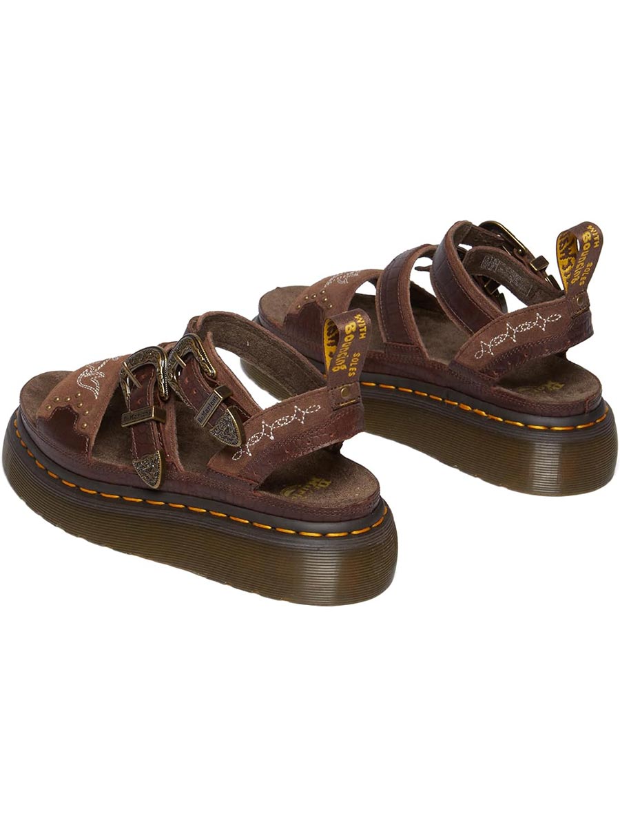 Dr. Martens Unisex Gryphon Suede Quad Sandal image 1