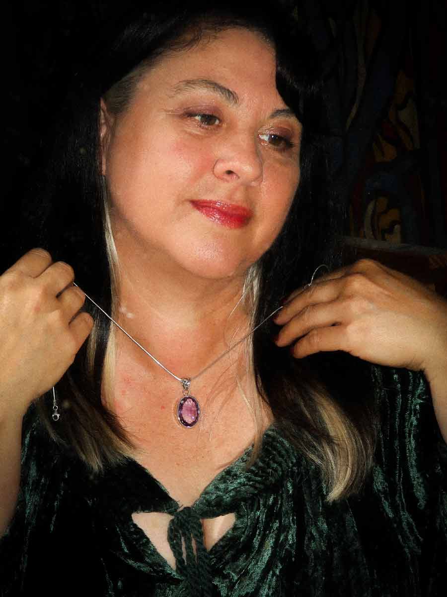 Persephone Pendant | Amethyst image 0