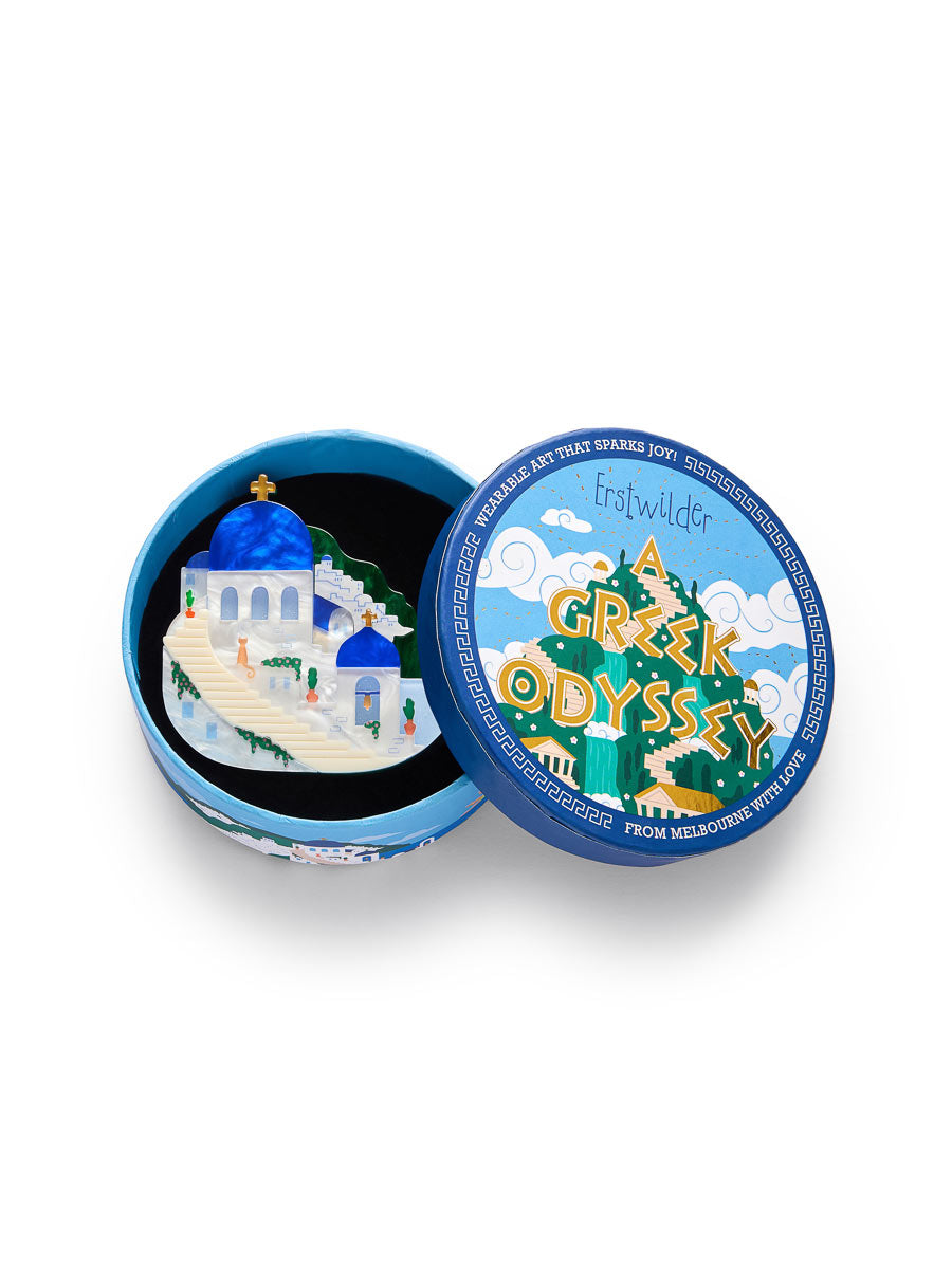 Erstwilder | Santorini Sunsets Brooch image 2