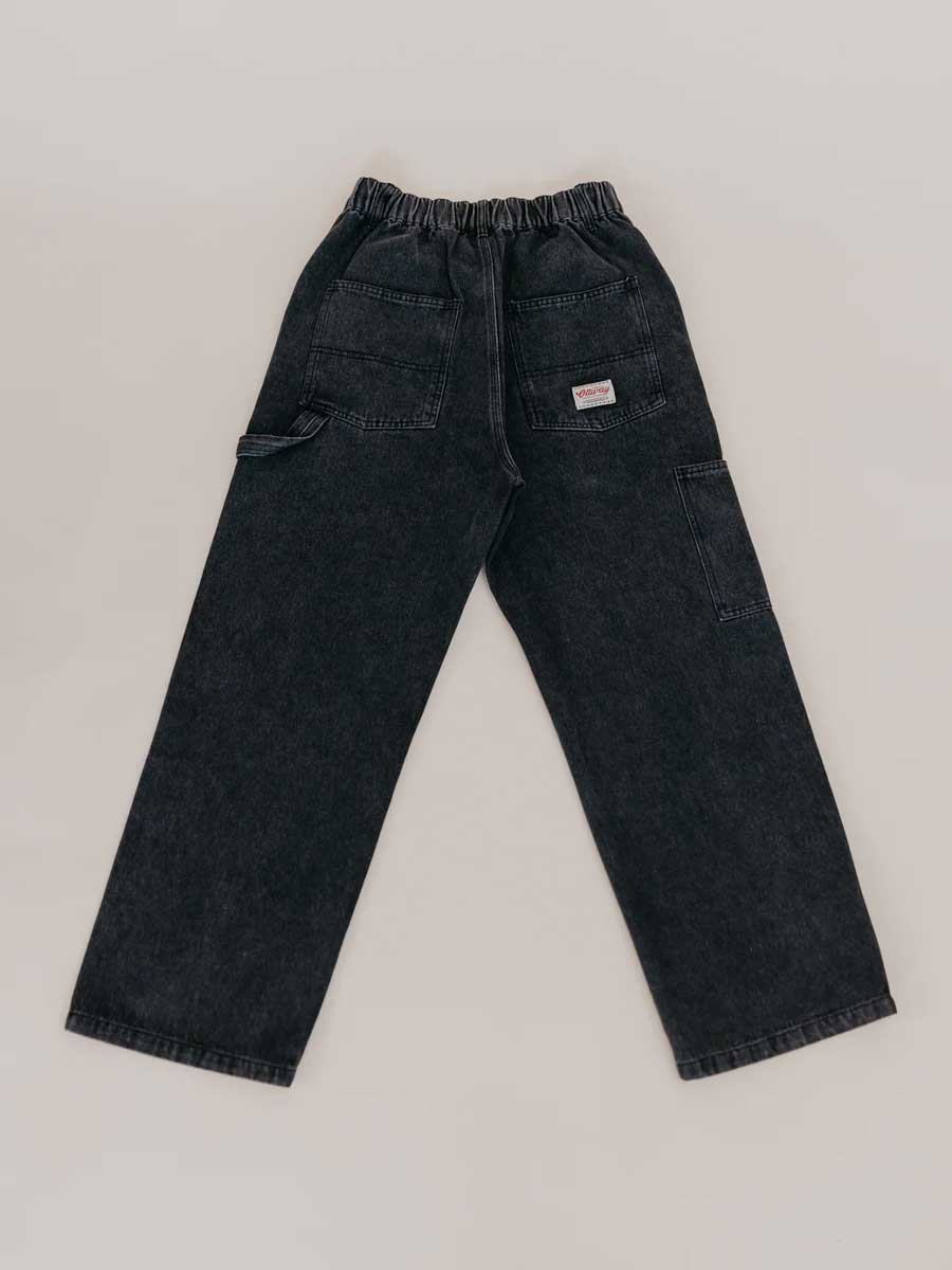 Ottway |  JMM Series - Black Washed Baggy Jeans image 8