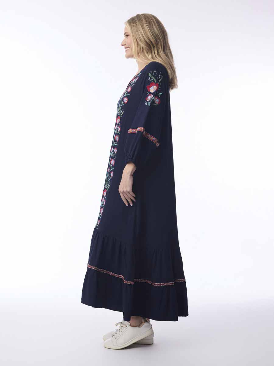 Ivanova Embroidered Maxi Dress image 2
