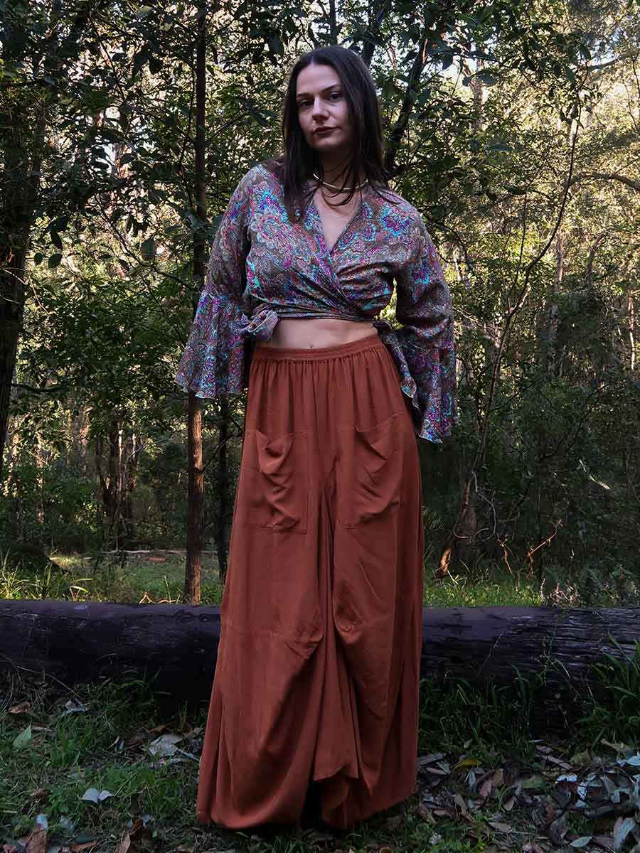 Molly Skirt in Cinnamon image 2