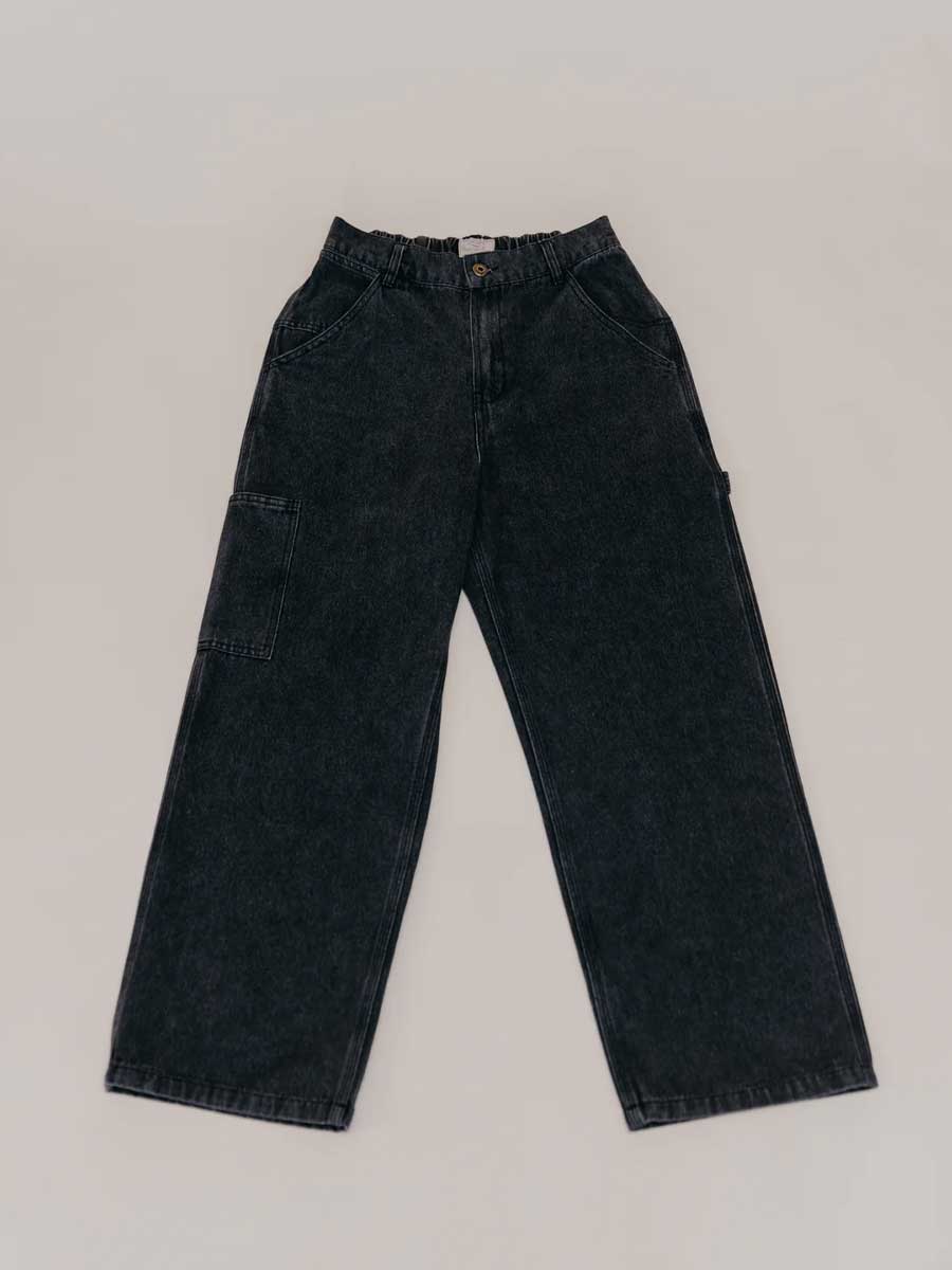 Ottway |  JMM Series - Black Washed Baggy Jeans image 7