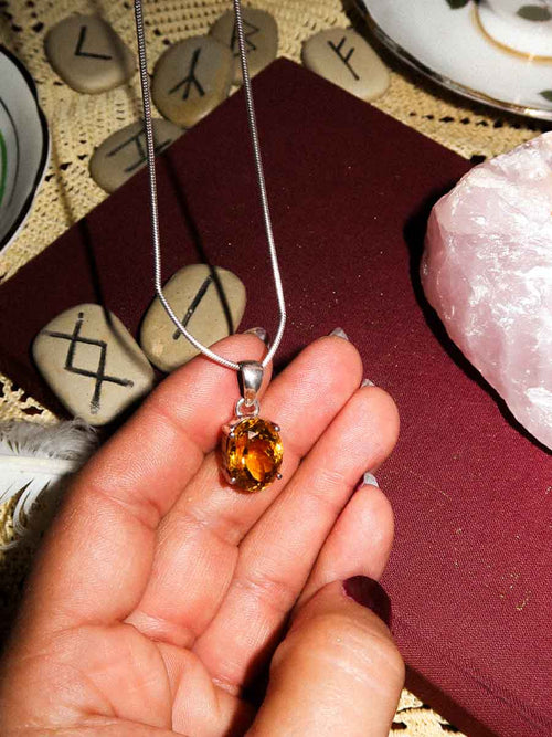 Blossom Pendant | Citrine image 0