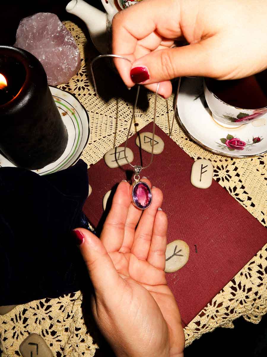 Persephone Pendant | Amethyst image 1